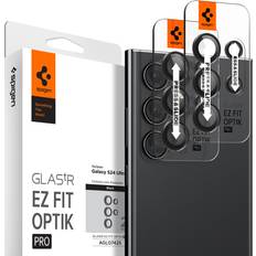 Spigen Optik.tR EZ Fit Linssisuoja Samsung Galaxy S24 Ultralle 2 kpl musta