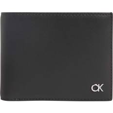 Geldbörsen & Schlüsseletuis Calvin Klein Brieftasche Emblem Herren Geldbörse Metal Ck Bifold 5Cc K50K512294 Schwarz