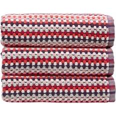 Christy Carnaby Stripe - Berry - In PinkPurple Bath Towel Pink, Red