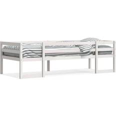 Juniorseng 90x200 vidaXL Sengeramme Til Juniorseng 90 x 200 cm Massivt Fyrretræ Hvid