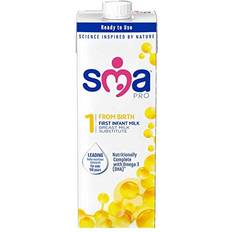 SMA PRO First Infant Baby Milk From Birth Ready to Drink 1 Litre Pack of 6