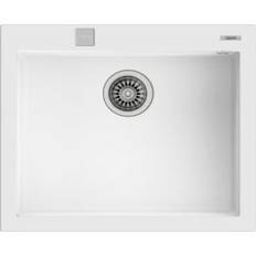 Teka Forsquare 50.40 TG White Single Basin Kitchen Sink