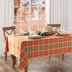 Tablecloths Elrene Hawley Plaid Harvest Cotton Rectangle 52" x 70" - Multi Tablecloth Multicolor