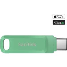 SanDisk Ultra Dual Drive Go (128 GB, USB-C, USB 3.2) USB Stick, Grün