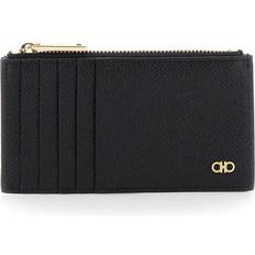 Ferragamo Gancini Credit Card Holder - Black