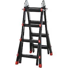 Homcom Telescoping Ladder 2320 x 500 x 500 mm Black