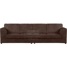B&Q Furniture B&Q Luxor Long Fabric Jumbo Cord 4 Seater Sofa