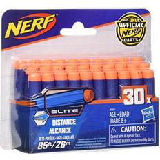 Nerf Darts 30 Pack Refill For Elite Blasters Official N-Strike Elite Darts For Kids, Teens, Adults Blue