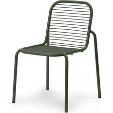 Stål Havestole Normann Copenhagen Vig Udendørsstol Mørk Grøn W57 x D55 x H83 x SH46 cm Havestol