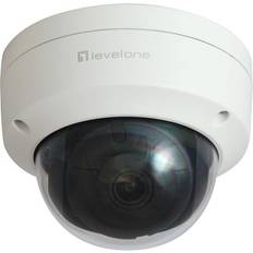 LevelOne IPCam FCS-3404 Netzwerkkamera 6 Megapixel H.265 IR PoE Weiss