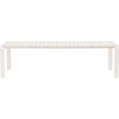 Vondel Udendørs Bænk Offwhite Aluminium 175x45 cm