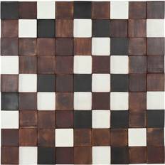 Black Wall Decor Home ESPRIT Decoration White Black Natural Modern 90 x 4 x 90 cm Wall Decor