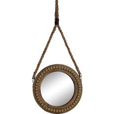 Multifärgade Speglar Home ESPRIT Kolonial Stil Brun Trä 28 x 4 x 61 cm Väggspegel