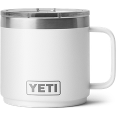 Yeti Rambler 14 oz Stackable - White Travel Mug