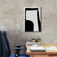 Interior Details Orren Ellis Persayis Black Ops 2 On Canvas Print 26.0 H x 18.0 W x 0.75 D in White Framed Art