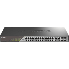 D-Link DSS 200G-28MP Switch 24-porte Gigabit Ethernet PoE->