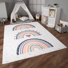 Paco Home Teppich Kinderzimmer Kurzflor 80 x 150 cm Bunt 2