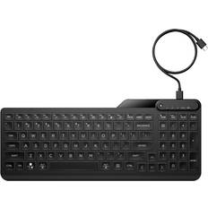 HP 400 Backlit Wired Keyboard