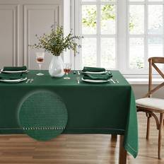 Tablecloths Elrene Alison Hemstitch 52" x 52" Forest Tablecloth Green