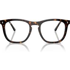 Unisexe Lunettes Ray-Ban RB2210V Monture Havana Verres Incolore polarisé 51-21