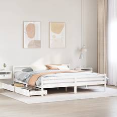 vidaXL Bed Frame with Drawers 180 x 200 cm