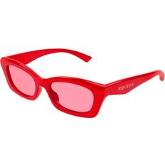 Solbriller Alexander McQueen AM0474S 003 Solbriller Kvinder - Red