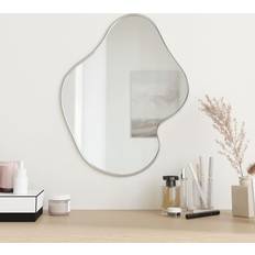 PVC Mirrors vidaXL Silbern 50x40 cm Wandspiegel