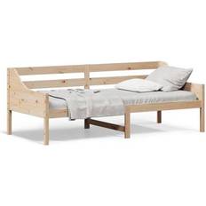 Cama Individual Estructuras de cama vidaXL Sofá Cama De Madera Maciza De Pino 100 x 200 cm