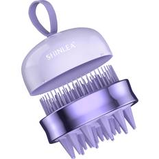 2-in-1 Scalp Massager Shampoo Brush - Purple