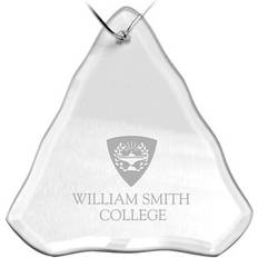 Glass Christmas Tree Ornaments Jardine Hobart & William Smith Colleges Logo 3.25'' x 3.75'' Glass Christmas Tree Ornament