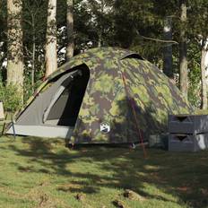 vidaXL 3-Personers Campingtelt Vandtæt Kuppel Camouflage