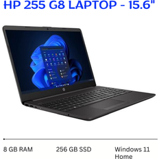 HP AMD Ryzen 5 Laptops HP 255 G8 7J059AAABU 15.6" Full HD 1080p Screen