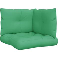 Chair Cushions vidaXL Pallet Sofa Cushion Seat Pad Cushion 3 pcs Fabric Chair Cushions Green