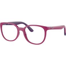 Ray-Ban Briller Ray-Ban Rb1631 Kids Bio-based Fuchsiarot Auf Violett Fassung Klar Glas 45-16