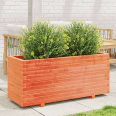 Macetas, Plantas y Cultivo vidaXL Jardinera Madera Maciza De Pino 110 x 40 x 49.5 cm