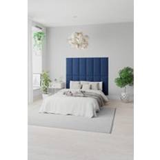 Headboards Aspire EasyMount Wall Mounted Upholstered Panels - Forest Green (Pack of 4) Headboard