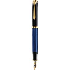 Pelikan Souverän M400 Fountain Pen Fine Nib Black/Blue 1 Each 994939