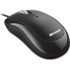 Microsoft Standardmöss Microsoft Basic Optical Mouse 3 Knappar PS/2 USB Svart