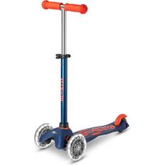Micro Mini Deluxe LED Navy Scooter
