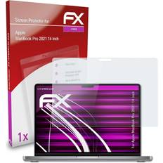 atFoliX Glass Protector For Apple MacBook Pro 2021 14 Inch 9H Hybrid-Glass