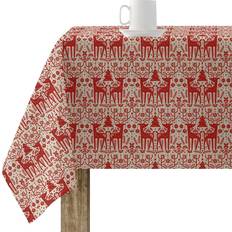 Orange Duge & Stofservietter Belum Stain-proof Resined Merry Christmas 300 x 150 cm Tablecloth Orange, Multicolour