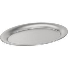 Stainless Steel Serving Trays APS Kaffeehaus Oval Edelstahl Matt 30111 (4004133301115) - Silber Serviertablett