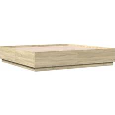 200 cm - Eg Sengerammer vidaXL Sengestel 200x200 cm Konstrueret Træ Sonoma-eg Sengeramme