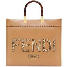 【関税＆送料込み】Fendi Bags Fendi Sunshine Embossed Logo Tote Bag 8BH386 ABVL F0PWZ