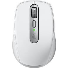 Logitech Standard Mice Logitech MX Anywhere 3S Wireless Mouse 8K DPI USB C Pale Grey