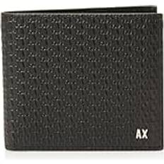 Men's Elba Essential Mini Metal Logo Bi-Fold Wallet - Black