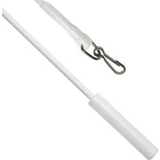 Plast Gardinlængder Gardinia Schleuderstab Metall Weiß 100 cm 2-er Pack
