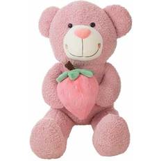 BigBuy Teddy Bear Strawberry 110 cm