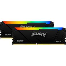 Kingston fury beast rgb 32gb 2x16gb Kingston Fury Beast RGB Black DDR4 3200MHz 2x16GB (KF432C16BB12AK2/32)