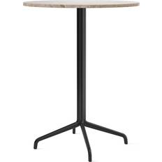 Audo Copenhagen Spiseborde Audo Copenhagen Harbour Column Bar Table Ø80 x H:103 cm Black Steel Star Base Spisebord